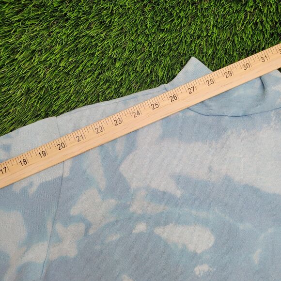 Vintage Beverly-Hills Sweatshirt Women Medium 20x22 Blue USA - Picture 3 of 14